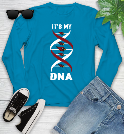 Arizona Cardinals NFL Football It's My DNA Sports Youth Long Sleeve 8