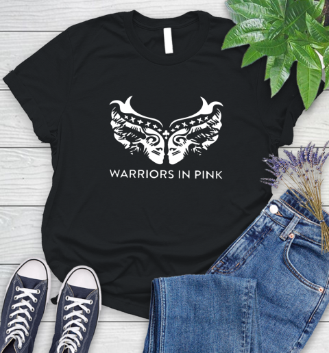 Ford cares warriors in pink shirt Women's T-Shirt