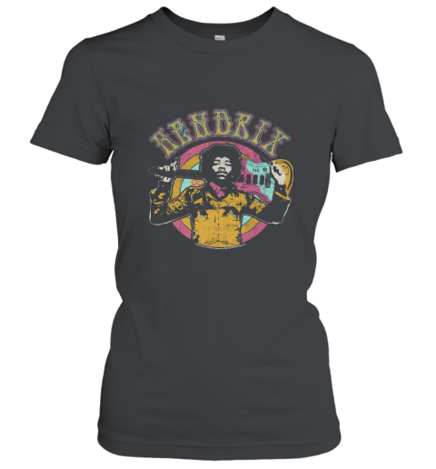 Jimi Hendrix Color Pop Psychedelic Vintage Long Sleeve Tee Women T-Shirt