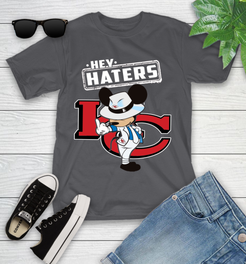 NFL Hey Haters Mickey Football Sports Kansas City Chiefs Youth T-Shirt 6