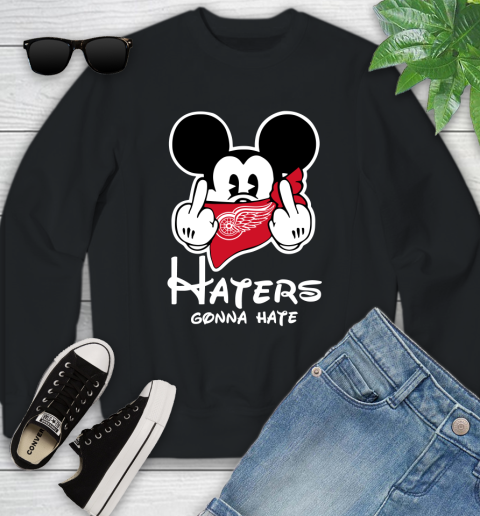 NHL Dallas Stars Haters Gonna Hate Mickey Mouse Disney Hockey T Shirt Youth Sweatshirt