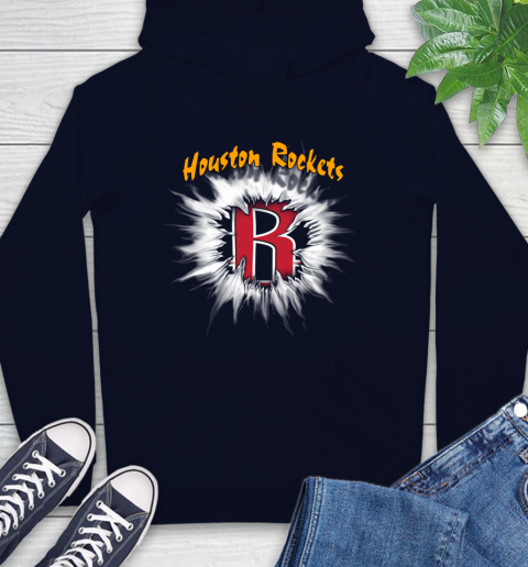Houston Rockets NBA Basketball Rip Sports Hoodie 3