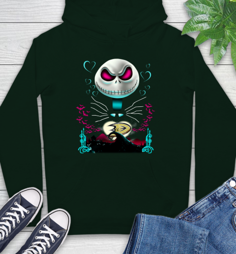 NHL Anaheim Ducks Jack Skellington Sally The Nightmare Before Christmas Hockey Hoodie 12