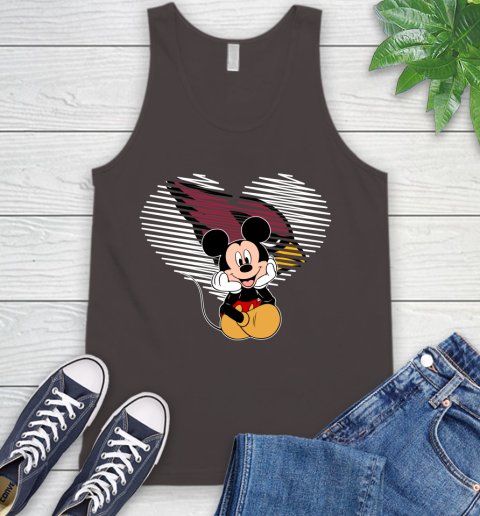 NFL Arizona Cardinals The Heart Mickey Mouse Disney Football T Shirt_000 Tank Top 6
