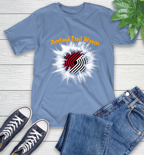 Portland Trail Blazers NBA Basketball Rip Sports T-Shirt 12