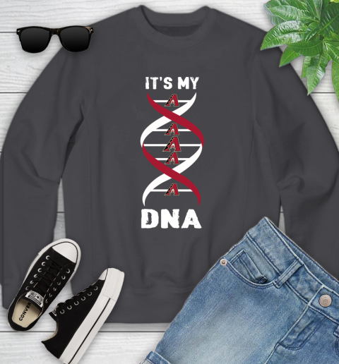 Arizona Diamondbacks MLB Baseball It's My DNA Sports Youth Sweatshirt 5