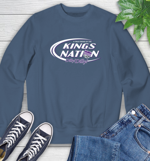 NBA A True Friend Of The Sacramento Kings Dilly Dilly Basketball Sports Sweatshirt 8