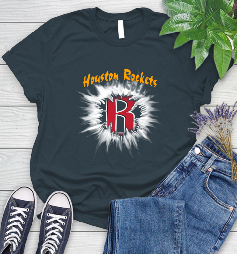 Houston Rockets NBA Basketball Rip Sports Women's T-Shirt 11