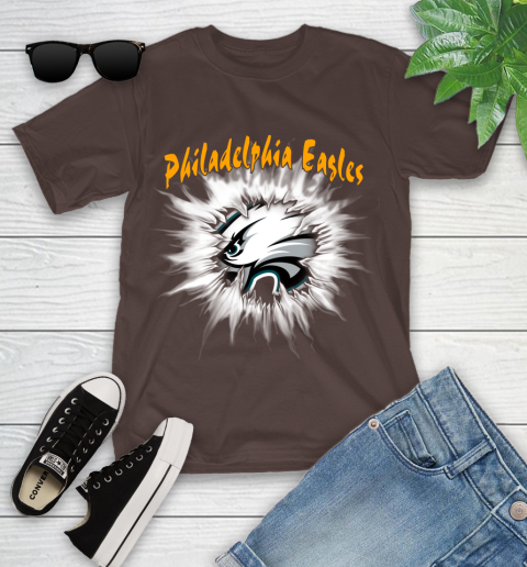 Philadelphia Eagles NFL Football Adoring Fan Rip Sports Youth T-Shirt 7