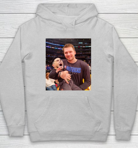 Luka Doncic Shirt Luka Doncic Holding Kevin Kno Baby Hoodie 4