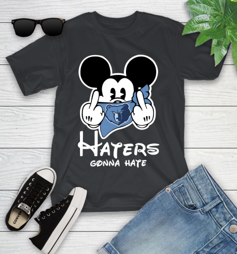 NBA Memphis Grizzlies Haters Gonna Hate Mickey Mouse Disney Basketball T Shirt Youth T-Shirt
