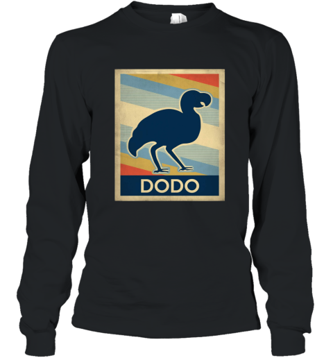 Vintage style dodo tshirt Long Sleeve