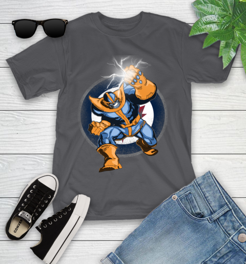Winnipeg Jets NHL Hockey Thanos Avengers Infinity War Marvel Youth T-Shirt 6