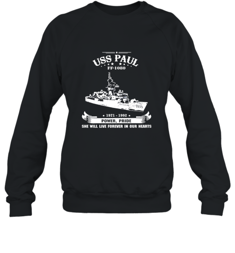 USS Paul (FF 1080) Tshirt Sweatshirt