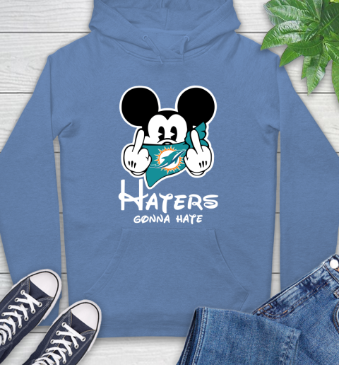 NFL Miami Dolphins Haters Gonna Hate Mickey Mouse Disney Football T Shirt Hoodie 11