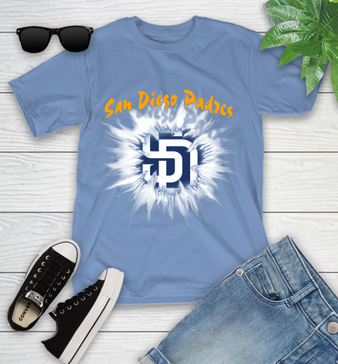 San Diego Padres MLB Baseball Adoring Fan Rip Sports Youth T-Shirt 15
