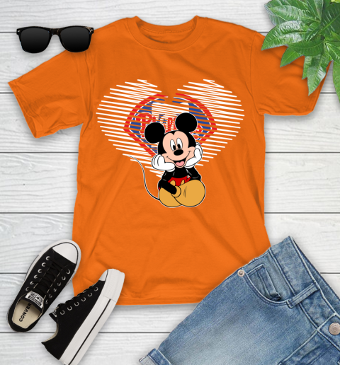 MLB Philadelphia Phillies The Heart Mickey Mouse Disney Baseball T Shirt_000 Youth T-Shirt 9