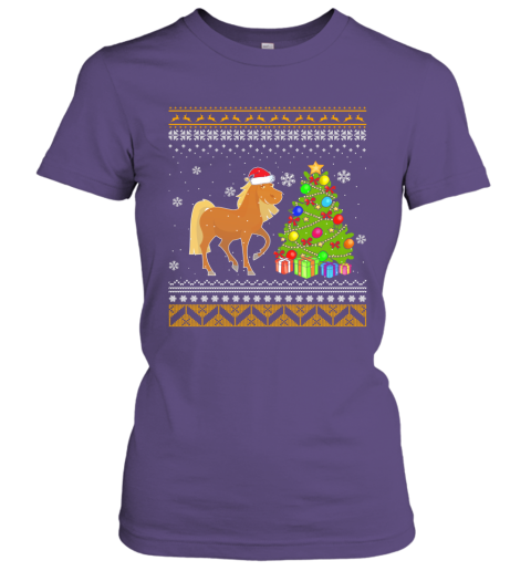 Horse long sleeve shirt Christmas horse t shirt horse riding Women Tee