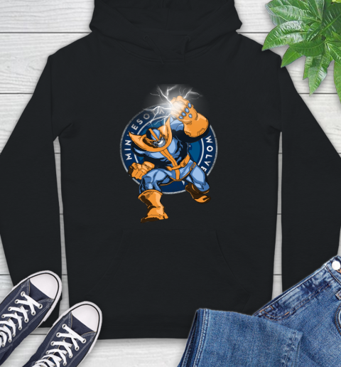 Minnesota Timberwolves NBA Basketball Thanos Avengers Infinity War Marvel Hoodie