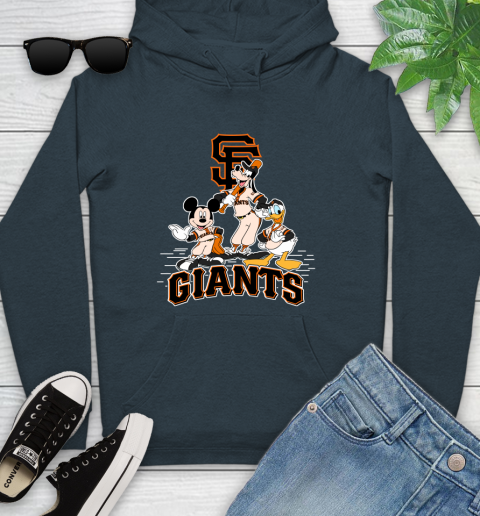 MLB San Francisco Giants Mickey Mouse Donald Duck Goofy Baseball T Shirt Youth Hoodie 10