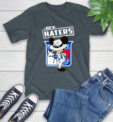NHL Hey Haters Mickey Hockey Sports New York Rangers T-Shirt 10