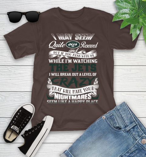 New York Jets NFL Football Don't Mess With Me While I'm Watching My Team Youth T-Shirt 7