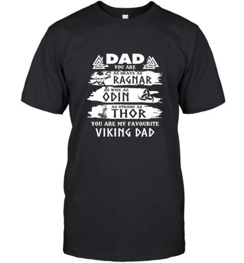 Viking Daddy As Odin As Thor Father Day Hoodi T-Shirt