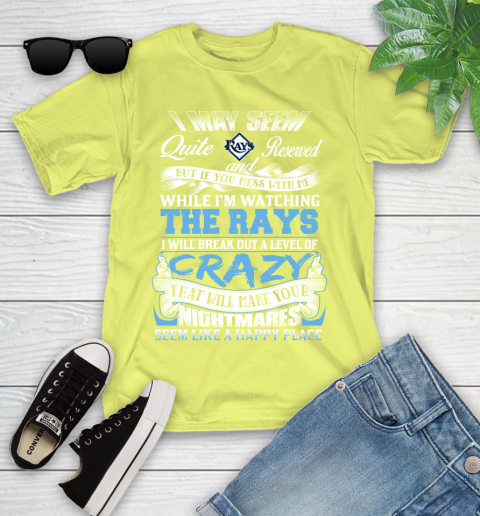 Tampa Bay Rays MLB Baseball Don't Mess With Me While I'm Watching My Team Youth T-Shirt 10