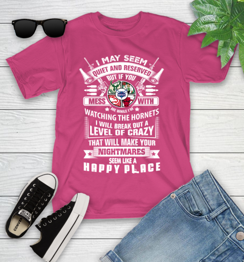 Charlotte Hornets NBA Basketball Don't Mess With Me While I'm Watching My Team Sports Youth T-Shirt 11