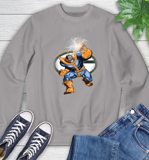 Green Bay Packers NFL Football Thanos Avengers Infinity War Marvel Sweatshirt 5
