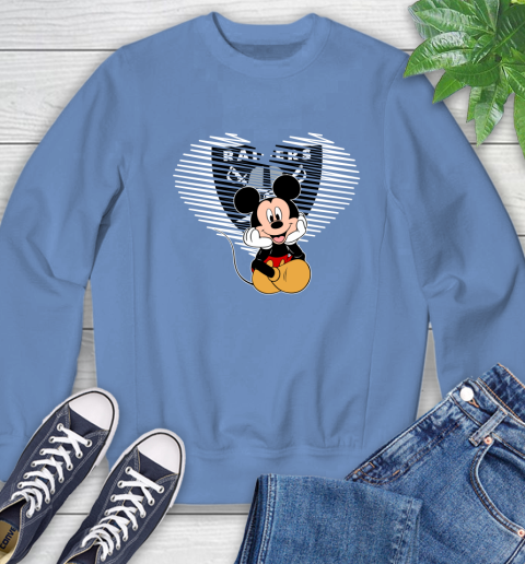 NFL Oakland Raiders The Heart Mickey Mouse Disney Football T Shirt_000 Sweatshirt 11