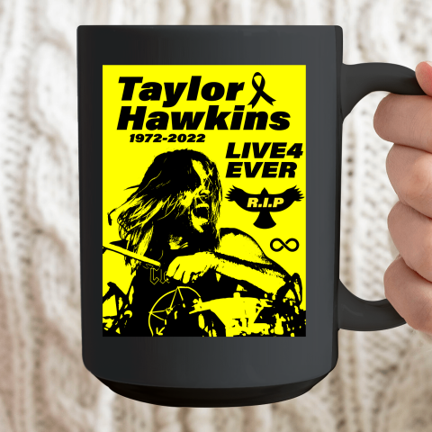 Taylor Hawkins Shirt RIP Foo Fighters Drummer 1972  2022 Ceramic Mug 15oz 2