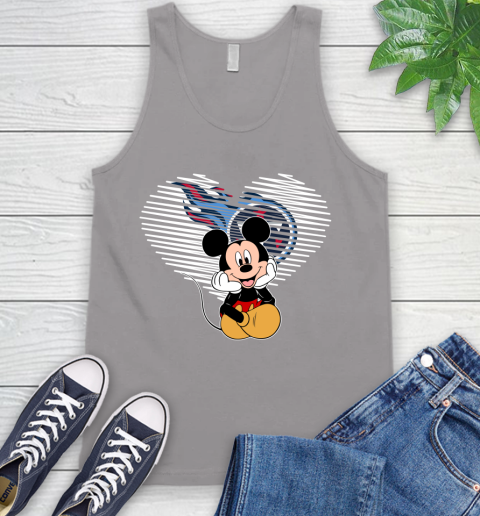 NFL Tennessee Titans The Heart Mickey Mouse Disney Football T Shirt_000 Tank Top 3