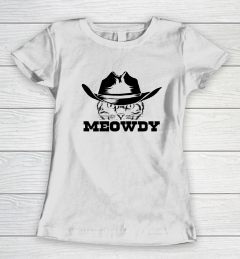 Meowdy Cat Shirt Kitten Lovers Meow Howdy Meowdy Women's T-Shirt