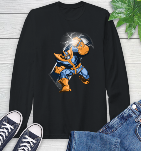 Seattle Seahawks NFL Football Thanos Avengers Infinity War Marvel Long Sleeve T-Shirt