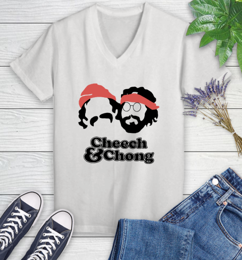 Cheech And Chong Women S V Neck T Shirt Itees Global