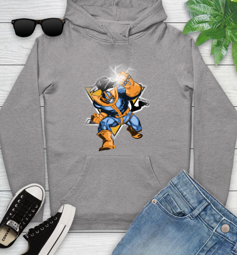 Pittsburgh Penguins NHL Hockey Thanos Avengers Infinity War Marvel Youth Hoodie 6