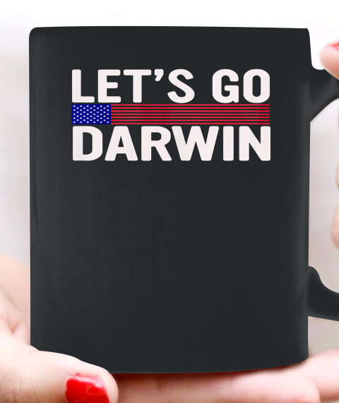 Lets Go Darwin Funny Sarcastic America Ceramic Mug 11oz 5