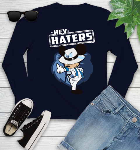 NBA Hey Haters Mickey Basketball Sports Memphis Grizzlies Youth Long Sleeve 2