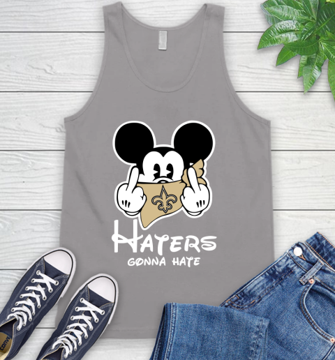 NFL New Orleans Saints Haters Gonna Hate Mickey Mouse Disney Football T Shirt Tank Top 3