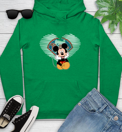 MLB Philadelphia Phillies The Heart Mickey Mouse Disney Baseball T Shirt_000 Youth Hoodie 9