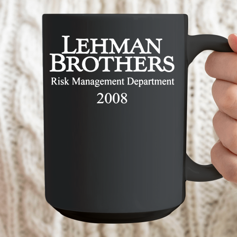 Lehman Brothers Risk Management Ceramic Mug 15oz 2