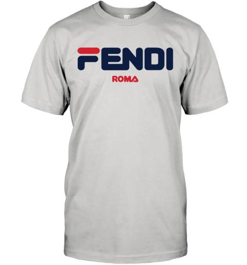 Fendi Logo Roma Unisex T Shirt - 