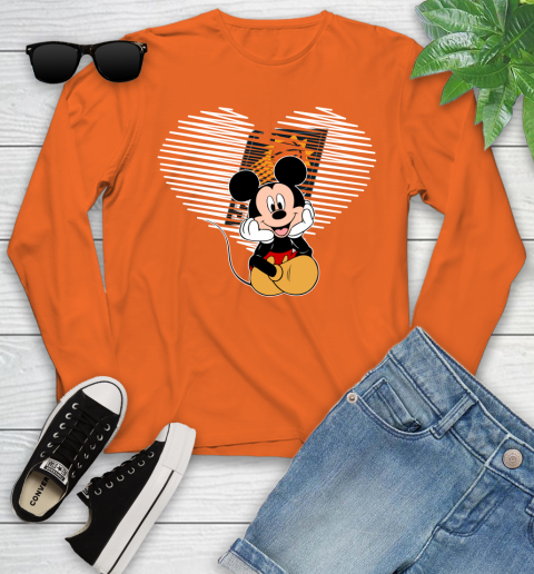 NBA Phoenix Suns The Heart Mickey Mouse Disney Basketball Youth Long Sleeve 3
