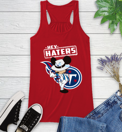 NFL Hey Haters Mickey Football Sports Tennessee Titans Racerback Tank 5