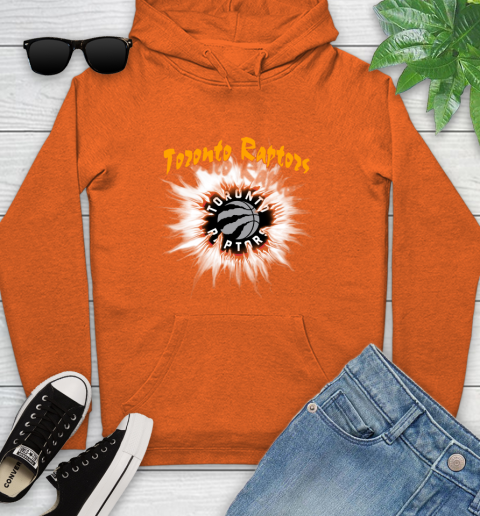 Toronto Raptors NBA Basketball Rip Sports Youth Hoodie 4