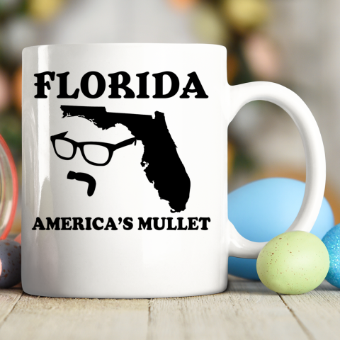 Florida America's Mullet West Coast Ceramic Mug 11oz