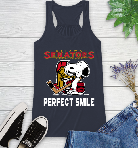 NHL New York Rangers Snoopy Perfect Smile The Peanuts Movie Hockey T Shirt Racerback Tank 10