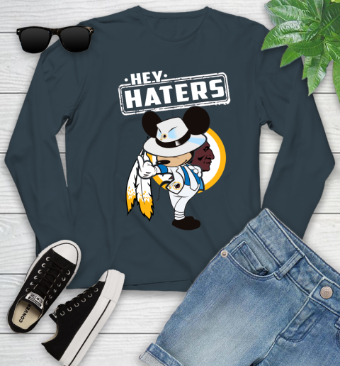 NFL Hey Haters Mickey Football Sports Washington Redskins Youth Long Sleeve 9