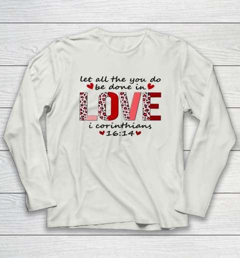 Leopard You Do Be Done In Love Christian Valentine Long Sleeve T-Shirt 8